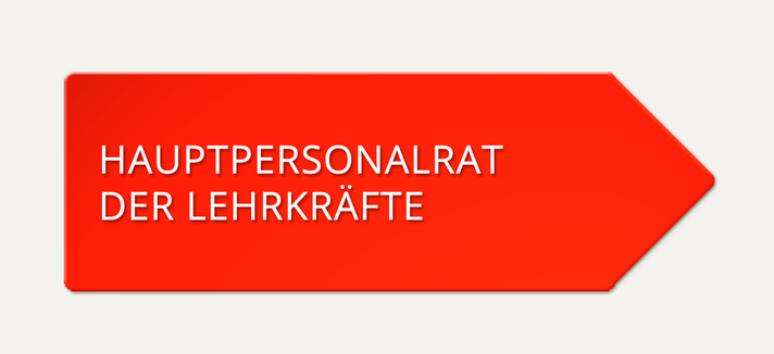 roter Pfeil: Hauptpersonalrat der Lehrkräfte 